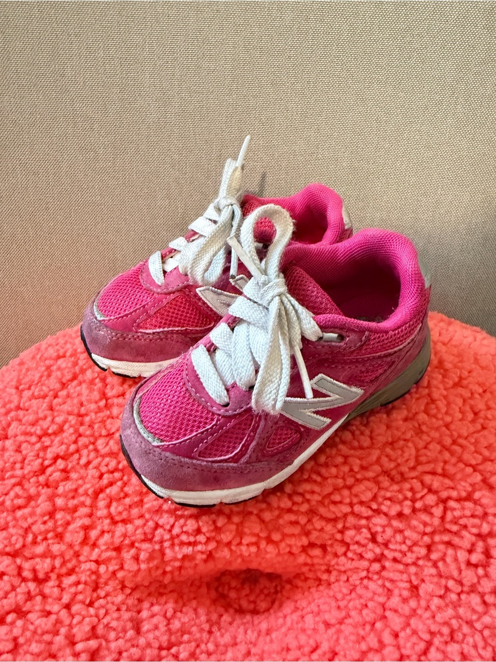 New Balance 990 Pink Toddler Size 6C